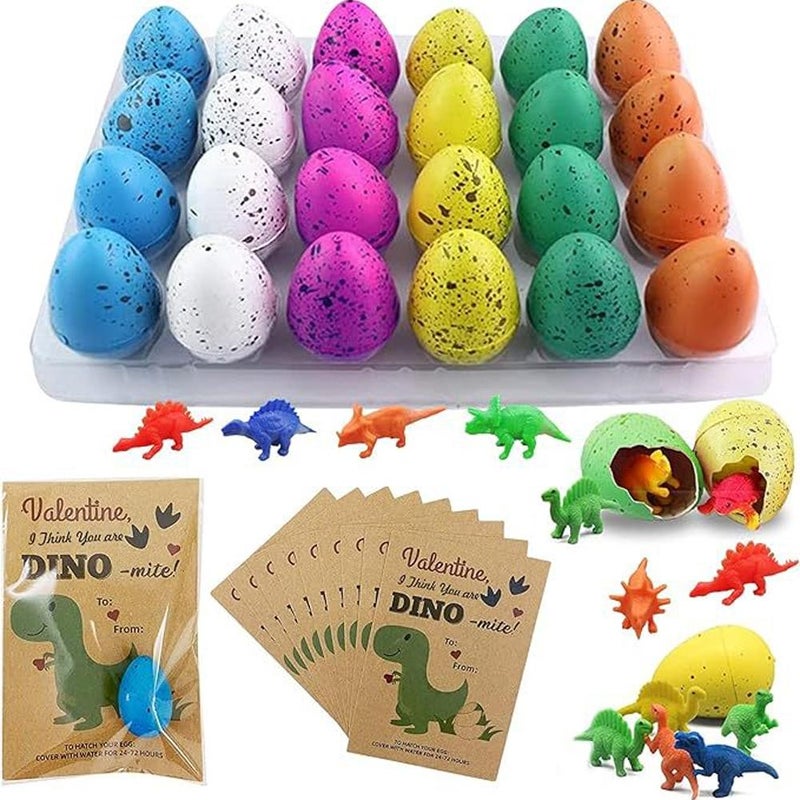 Valentines Day Gifts for Kids, Dinosaur Egg Hatching Card, Funny Dino Valentine Exchange Cards Set for Boys Girls Toddler School (6PCS) - Image 5